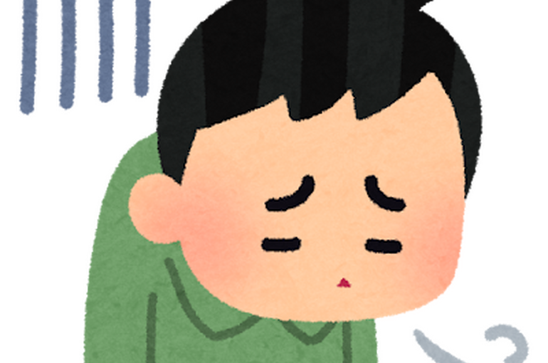 gakkari_tameiki_man